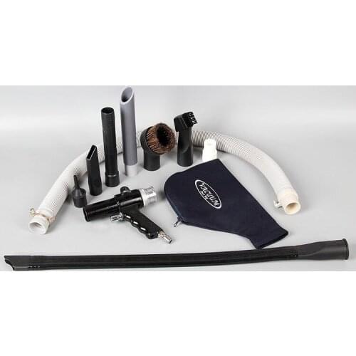 Pneumatic air blow vacuum cleaner gun kit,Dual Function Air Vacuum Blow Gun Cleaning tools set
