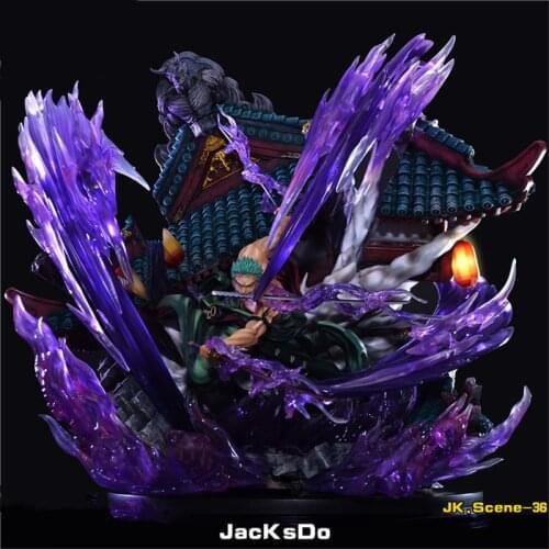 ONE PIECE GK Statue 3 Thousand World Scene Special Effects Platform Without Zoro Resin Action Figure Collection Model Toys C282