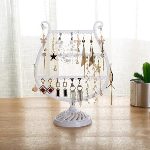 Earrings Bracelet Storage Shelf Jewelry Display Holder Ear Stud Stand Organizer New