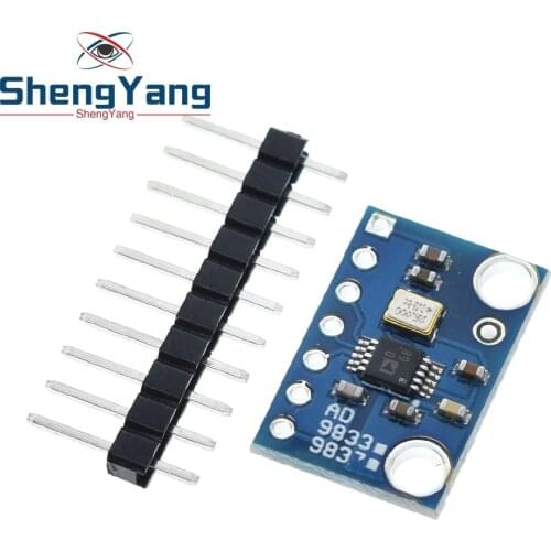 ShengYang AD9833 Programmable Microprocessors Serial Interface Module Sine Square Wave DDS Signal Generator Module for Arduino