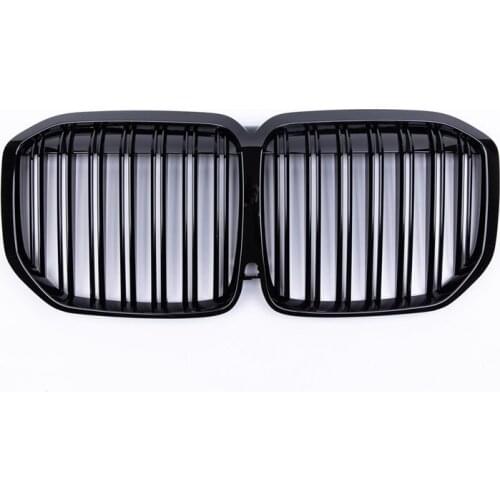 Styling center grille ABS Front Bumper grill Vertical Bar Middle Grill For BMW X7 G07 X7M 2018-2021