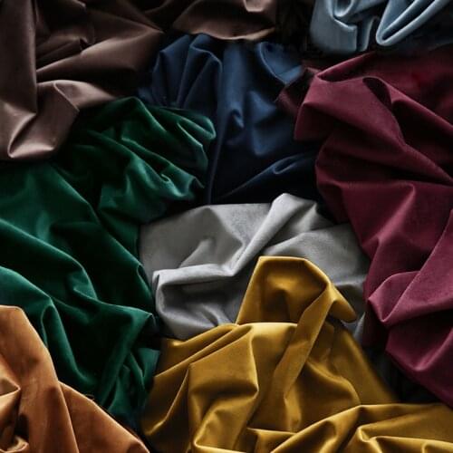 Luxury Blackout Curtains for Living Room Velvet Flannel Thick Soft Touch Fabric Thermal Insulated French Window Blinds JS160C