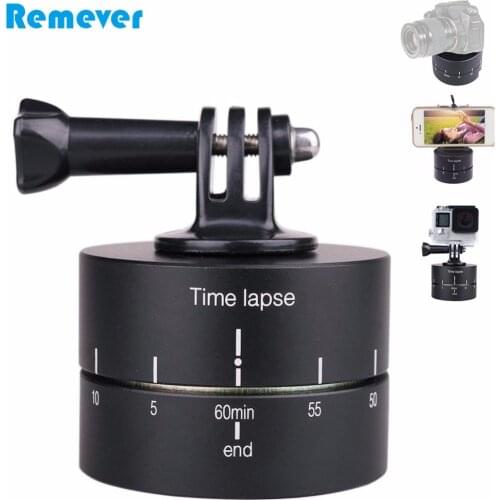 Automatically Rotate Panoramic Time-lapse Gimbal tripod for DSLR Camera Platform for Gopro Xiaoyi phones Photography Recording