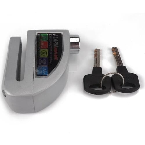 1 PCS Disc Lock Alarm Motorcycle Alarm Padlock Waterproof Accessories Motorcycle Lock Bicycle Alarm Waterproof Padlock