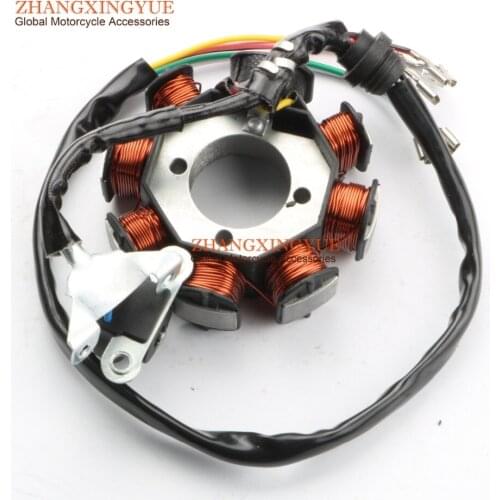 Stator Magneto 8-Coil CG200cc CG250cc Engine ATV Moped Dirt Bike Go Kart Scooter 4 Stroke