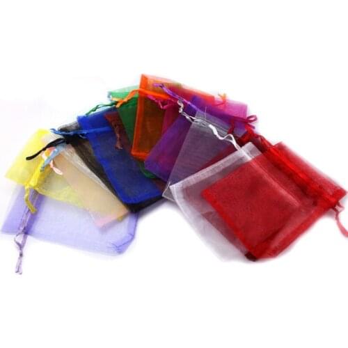 16 colors 15x20cm Organza Drawstring Bags Wine Bottle Jewelry Making Wedding Party Favors Gift Pouches Candy Decor