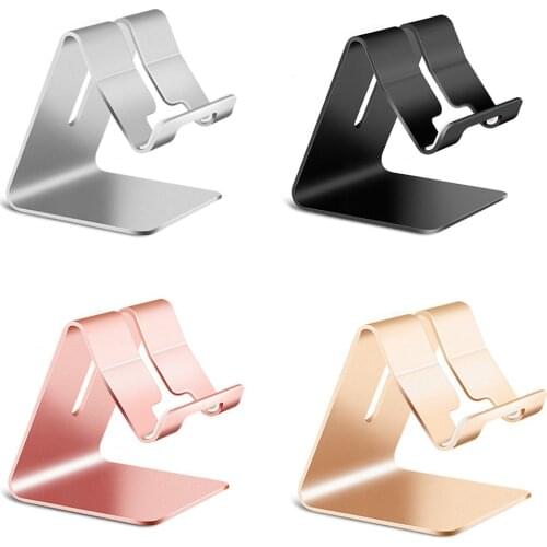 3pcs Aluminium Alloy Smart Phone Stand Desk Holder Charge Stand Cradle Mount for IPhone Metal Tablets Stand for Ipad Tablet