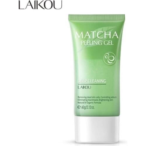 60 g Matcha Exfoliating Peeling Gel Facial Scrub Moisturizing Whitening Nourishing Smooth Repair Scrub Face Body Cream Skin Care