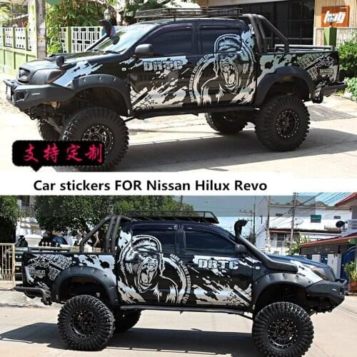 Car sticker FOR Nissan Hilux Revo body exterior decoration modification personality sticker off-road vehicle gorilla stickers