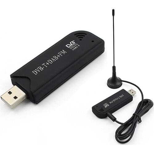 High Quality Digital USB TV Support SDR Tuner Receiver FM+DAB DVB-T RTL2832U+R820T