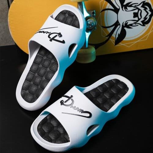 Mens Slippers Indoor Shoes For Man Soft Summer EVA Sandals Mute Non-slip Women Fish Slides Bathroom zapatillas de casa
