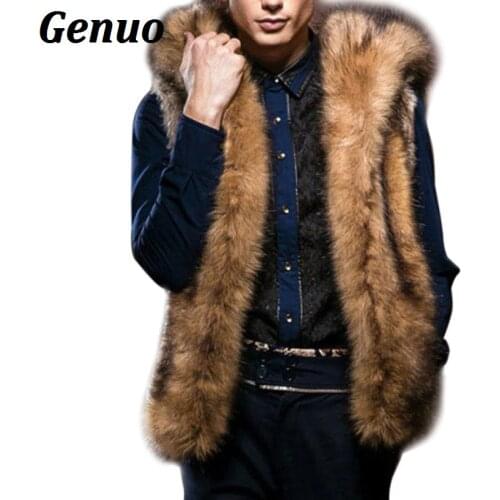 Мужские меховые жилеты Genuo China At AliExpress