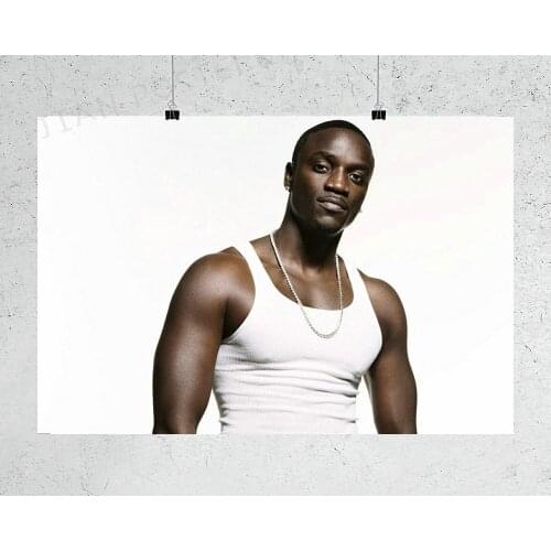 H289 Akon Music Star 05 Wall Sticker Silk Poster Art Home Decoration Christmas gift