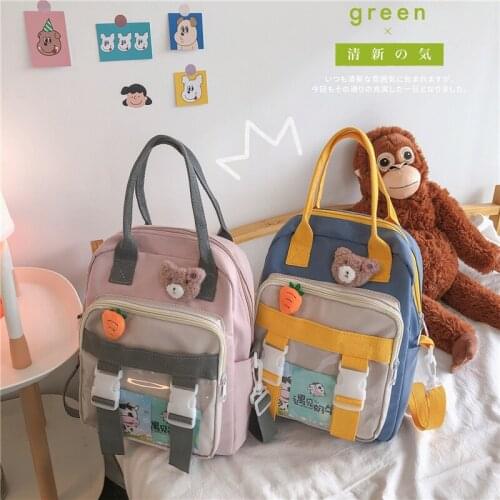 HUAZHONGJIAO Women's Colored Backpacks