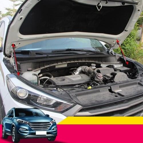 Hydraulic rod engine cover hydraulic support rod car hood bracket special car modification For Hyundai Tucson 2015-2019