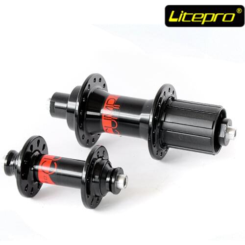 Litepro Cump Bike 2 Bearing V Brake Hub 20/28H Front And Rear 16/18/20 Inch Wheel Bicycle Parts