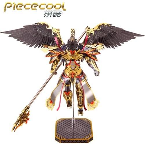 2019 Piececool 3D Metal Puzzle Mythology Garuda Models kits DIY Laser Cut Puzzles Jigsaw Model For Adult Kids Educational Toys