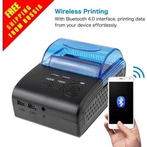 NETUM 58mm Bluetooth thermal receipt printer Mini Printer for Android Mobile POS PrinterNT-1805LD