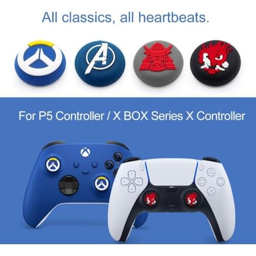 New Thumb Stick Grip Cap Caps Soft Silicone Thumbstick Joystick Cover for Sony Playstation5 PS5 PS4 PS3 XBOX for Switch NS Grip