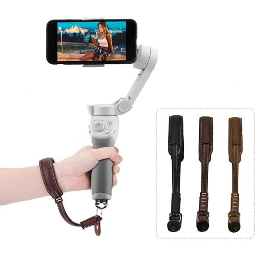 PU Lanyard Wrist Strap Sling Hand Strap with 1/4 inch Screw for DJI OM 4 OSMO Mobile 2 3 Stabilizer Handheld Gimbal Accessories