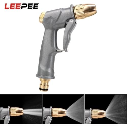 Adjustable Spray Modes Car Wash Gun Metal High Pressure Spray Watering Nozzle Sprinkler Portable Cleaning Tools