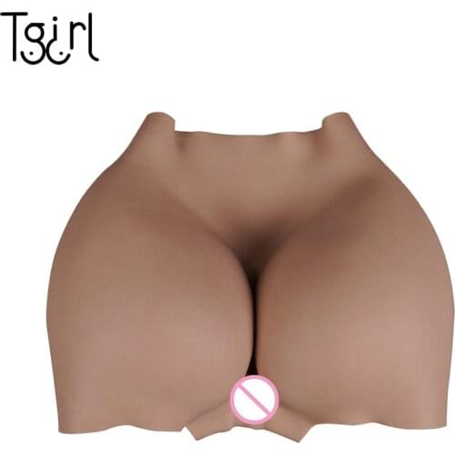 Silicone Pant Buttock Hip Up Enhancement Panties Fake Vagina Crossdressing for Crossdresser Transgender Drag Queen Shemale