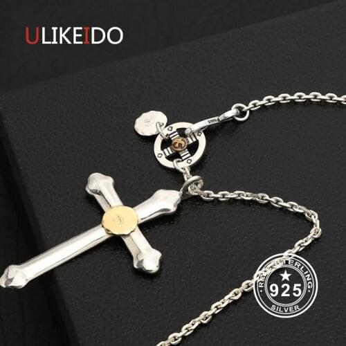 Solid 925 Sterling Silver Feather Necklace For Men Vintage Charms Takahashi Goros Pendant Eagle Chain New Popular Jewelry P8