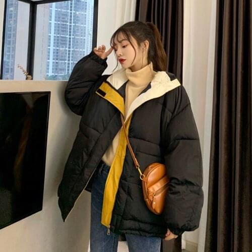 Woman Jacket Parkas Coat Off-Season Down Cotton Coat Womens Loose Winter Winter Clearance Jacket Womens Clothing Veste Femme