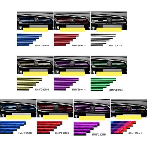 10 pieces for Toyota Corolla car 2019 2020 ABS car head grille HEK decorative strip cover auto styling accessories