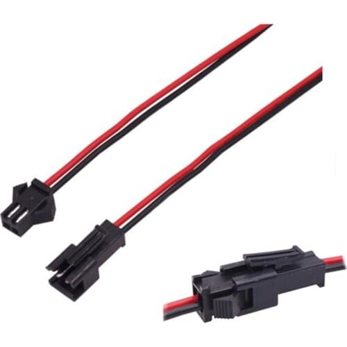 20pcs/set Male to Female Plug Terminal Wire Connector Terminal Line for LED Downlight Ceiling Lamp LED Strip