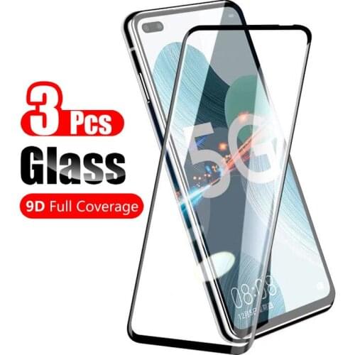 3-PACK For Huawei Nova 6 Full Screen Protector Tempered Glass For Huawei Nova 6 5G Nova6 Edge to Edge Glass Shiled Film 9H