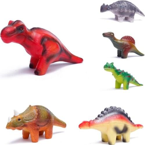 6 Pieces Dinosaur Squishy Toys Set for Slow Rising Stress Relief Super Soft Y4QA
