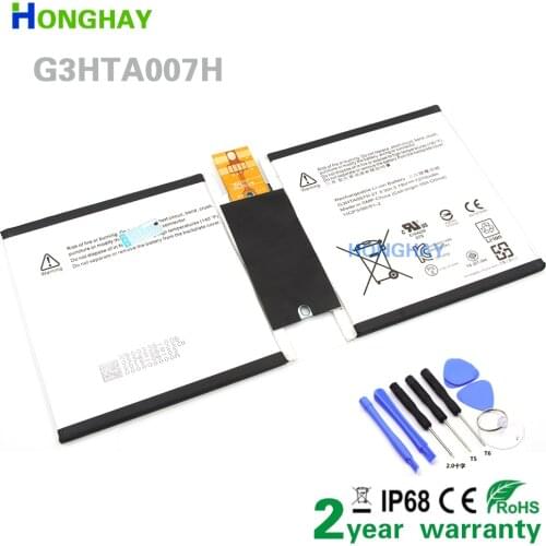 HONGHAY G3HTA003H G3HTA007H Laptop Battery For Microsoft Surface Pro 3 1645 Series Tablet PC G3HTA004H 27.5WH/7270mAh