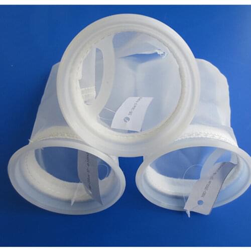 Fish Tank Filter Mesh Bag Easy Light Weight Aquarium Filter Socks Nylon Mesh for Fish Tank Marine Aquarium 4"X10" 0.2mm