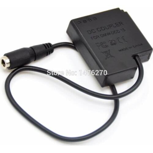 DMW-DCC15 DCC15 DC Coupler DMW-BLH7 BLH7 DMW-BLH7E BLH7E dummy battery fit power supply for Panasonic DMC-GM1 DMC GM5 GF7 GF8