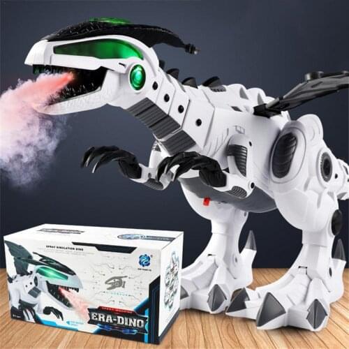 White Spray Electric Dinosaur Mechanical Pterosaur Dinosaur World Toy 3pcs Small Dinosaur Model Childrens Gifts
