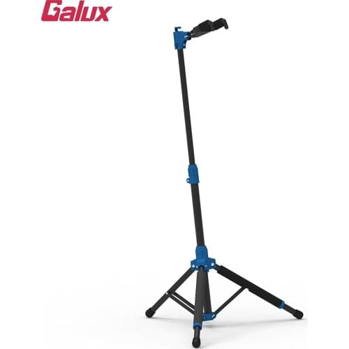 GALUX GH-210 Portable Guitar Hanging Stand with Self Grip System Preotective Foam Cushion Foldable Stand for Electric Acoustic