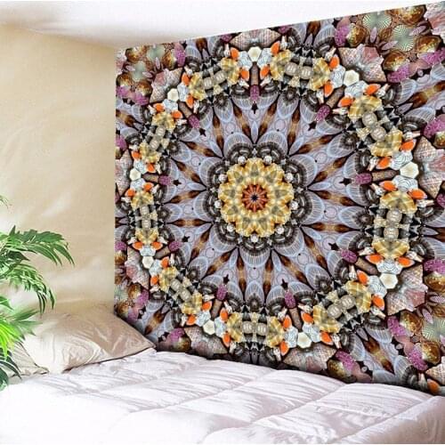 Kaleidoscope Bohemian Tapestry Mandala Valley Tapestries Indian Wall Carpets Hanging Home Decor Hippies Blanket Mandala Tapestry