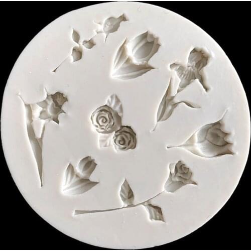 Small Rose Silicone Mold 15-1064
