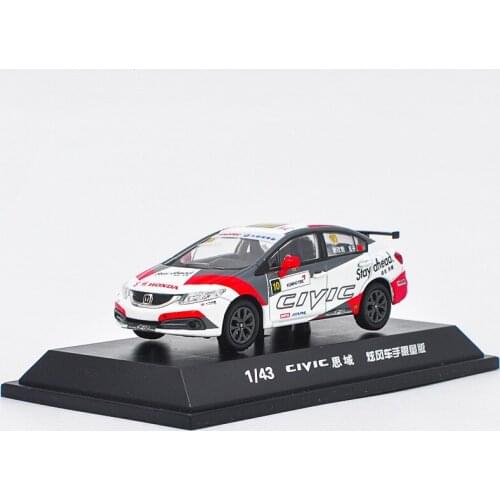 1/43 Die Casting Honda Civic 9th Racing 2015 Model Simulation Car Model High-end Collection Adult Collection Childrens Toy Gift