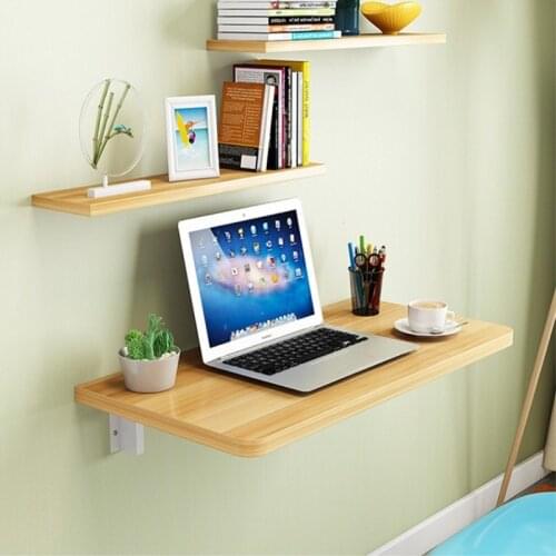 Wall-Mounted Folding Desk Study Table Writing Desk Computer Desk By The Wall Table Console Table Wall Table Simple Space-Saving
