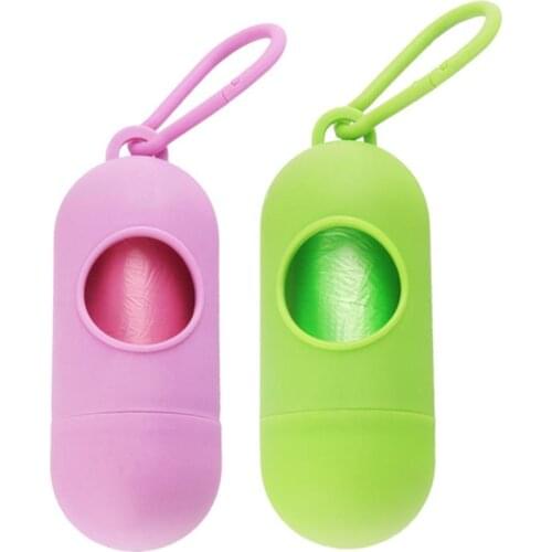 New Practical Pet Dog Poop Bag Dispenser Waste Garbage Holder Dispensers Poop Bags Set Dogs Trash Pets Clean Accessories