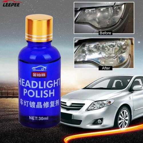 Headlight Polishing Anti-scratch Car Repair Oxidation Rearview Coating Liquid Coating Solution Repair Kit 30ML