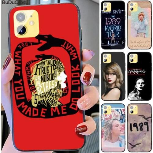 Riccu taylor 1989 ts Phone Case For iphone 11 12 Mini Pro Max X XS MAX 6 6s 7 8 Plus 5 5S 5SE XR SE2020