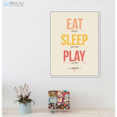 Nordic Minimalist Motivational Typography Life Quotes A4 Art Print Posters Wall Picture Canvas Painting Girl Boy Kids Room Decor