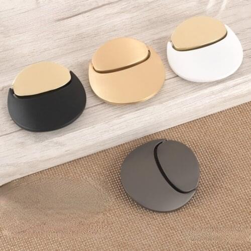 Hidden Cabinet Pulls Drawer Knobs Wardrobe Pulls Handles For Cabinets And Drawers Zinc Alloy Furniture Handles kitchen Accessory