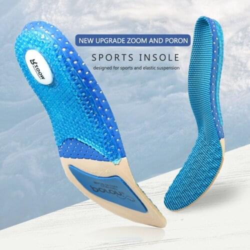 Sneaker Insole Insole Silicone Free Size Mens and Womens Orthopedic Arch Support Shoe Pad Soft Running Cutable Sports Insole