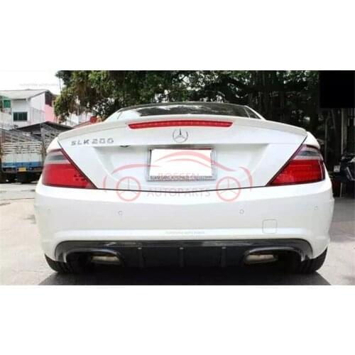 Suitable for mercedes-benz slk R172 carbon fiber rear lip diffuser with small rear lip wrap, automotive accessories, body kit