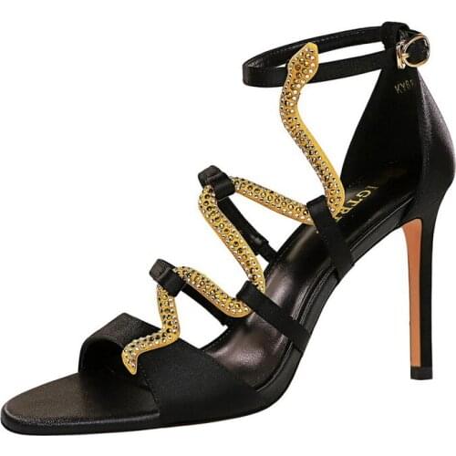 2021 Sexy Women Fetish Stripper Sandals Ankle Boots High Heels Lace Up Gladiator Gladiator Peep Toe Yellow Summer Shoes Pumps