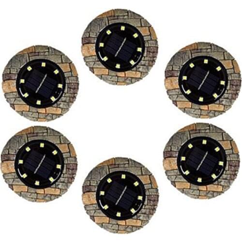 8LED Solar Step Lights/Street Solar Light/Solar Light For Outdo/Solar Path Light/Patio Decorations Light/Solar Stone Light